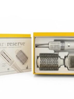 Drybar Air Reserve Hot Air Brush Set in White NIB
